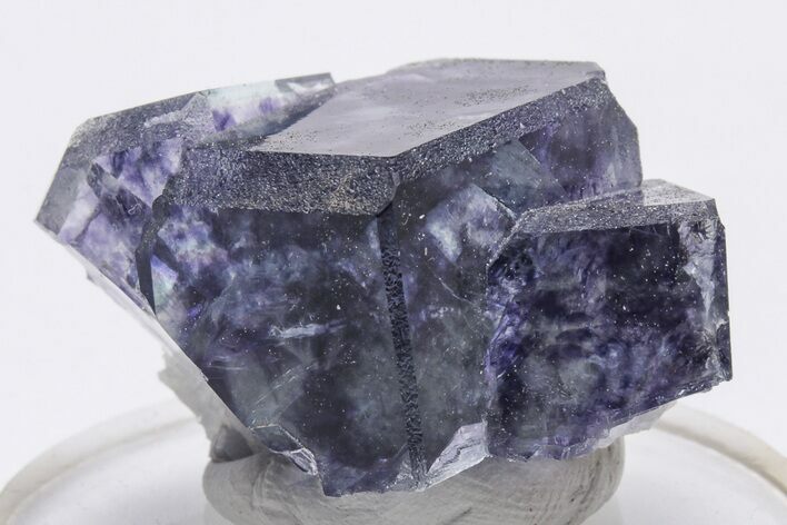 Purple-Zoned Cubic Fluorite Cluster - China #205603